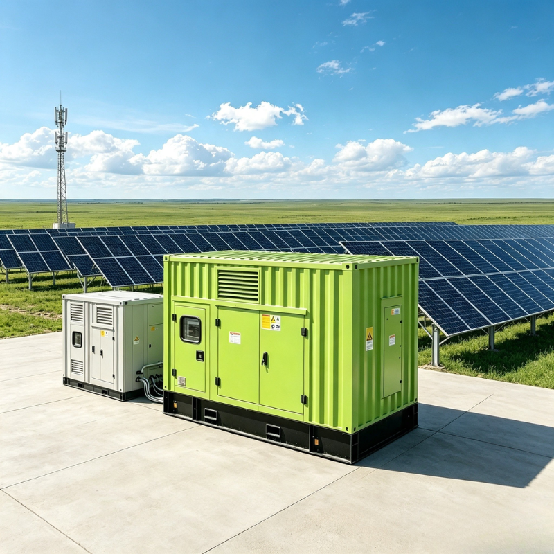 3.2 MW Solar-Storage-Diesel Hybrid Power Unit
